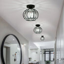 Axyaa Round Iron Ceiling Chandelier for Dining Room, Bedroom, Kitchen - Modern Design