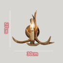 Axyaa Deer Horn Chandelier for Retro Living Room Decor