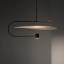 Axyaa Black/Gold Iron Nordic Chandelier for Home Decor & Kitchen Lighting