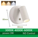 Axyaa LED Wall Light: Rechargeable, Dimmable, Touch Switch, Magnetic Base