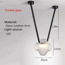 Axyaa Luxury Glass LED Pendant Chandelier for Home and Commercial Spaces.