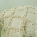 Axyaa Short Plush Boho Pillow Cover Set for Home Sofa Chair Decor