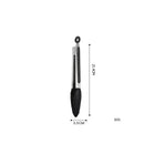 Axyaa Stainless Steel Food Clip with Silicone Non-slip Handle