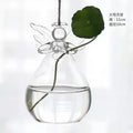 Axyaa Angel Glass Vase for Living Room Decor with Hanging Hydroponic Flowers