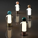 Axyaa Glass Mushroom Desk Lamp: Nordic Style USB Plug Table Light