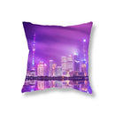 Axyaa City Building Night View Pillowcase