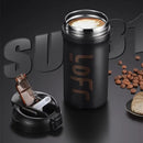 Axyaa 600ml Stainless Steel Coffee Mug With Straw & Vacuum Insulation