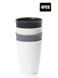 Axyaa Reusable Plastic Cups - Set of 11 - Multi-color PP Material