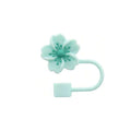 Flower Silicone Tumbler Straw Toppers for Axyaa Stanley Cups