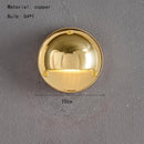 Axyaa Brass G4 Sconce Wall Light for Stairs, Bedroom, Parlor - Silver Gold Black Copper