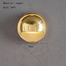 Axyaa Brass Wall Light Silver Gold Black Copper G4 Bulb Sconce Lamp