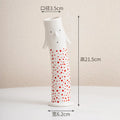 Axyaa Coral Duct Family Ceramic Vase - Handmade Floral Arrangement Home Decoration