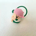 Axyaa Bear Silicone Straw Covers for 7-8mm Cups Cute Cartoon Cap