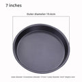 Axyaa Non-Stick Carbon Steel Pizza Pan Deep Dish Tray Set