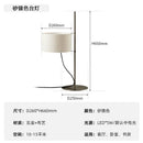Axyaa Wood Table Lamp Liftable Minimalist Adjustable Floor Light for Living Room