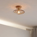 Axyaa Amber Glass LED Ceiling Lights Home Decoration Kitchen Restaurant Modern Ceiling Lamp