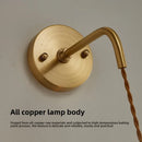Luxury Brass Crystal Wall Lamp LED by Axyaa - Elegant Home Decor Lighting