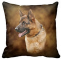 Axyaa German Shepherd Dog Polyester Pillowcase for Home & Office Decorateurs
