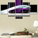 Axyaa Vehicle Poster Set | 5-Piece Canvas Wall Art for Home Decor & Living Room