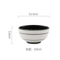 Axyaa Ceramic Soup Bowl Salad Plate Pasta Bowl Set for Molecular Cuisine