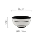 Axyaa Ceramic Soup Bowl Salad Plate Pasta Bowl Set for Molecular Cuisine