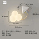 Axyaa Cartoon Wall Lamp: LED Home Wall Decoration for Living Room and Bedroom