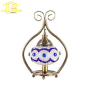 Axyaa Mosaic Glass Table Lamp LED E14 for Bedroom Living Room Hotel