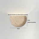 Axyaa Luxury Yellow Stone LED Wall Lamps: Modern Nordic Indoor Decor