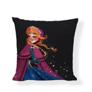 Axyaa Fairy Tale Violin Mermaid Pillowcase in Cartoon Style for Home Decor