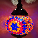 Mediterranean Style Turkish Table Lamp by Axyaa: Hand-Inlaid Glass Mosaic for Bedroom & Living Room