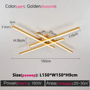 Axyaa Long Strip Ceiling Lamp: Nordic Modern Master Bedroom & Dining Room Light
