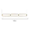 Axyaa Long Glass LED Pendant Light for Home and Hotel Decoration