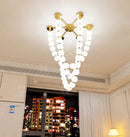Axyaa LED Ceiling Lamps: Modern Decorative Salon Lights for Living Room Decor