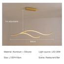 Axyaa LED Ceiling Chandelier Kitchen Dining Room Pendant Light for Modern Home Decor