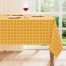 Axyaa Waterproof Cloth Table Cover - Stain Proof Tablecloth for Dining Room, Kitchen & Outdoor