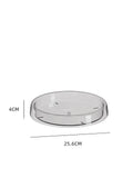 Axyaa Acrylic Makeup Organizer for Vanity & Perfume Holder - Rotating Cosmetic Storage Box