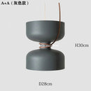Axyaa Nordic Designer Chandelier Iron Lampshade LED Pendant for Home Decor