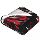 Axyaa Alastor Knitted Coral Fleece Plush Blanket