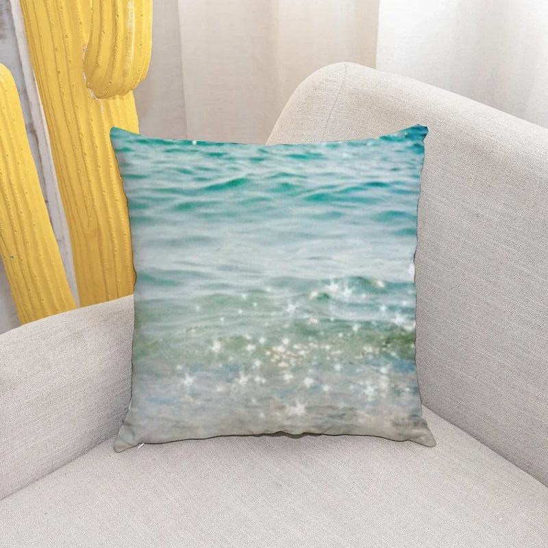 Shell Conch Beach Cushion Cover for Home Decor - Axyaa Brand