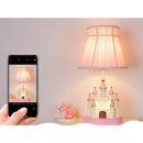 Axyaa Castle Princess Room Desk Lamp LED - Girl's Cartoon Bedroom Floor Lamp