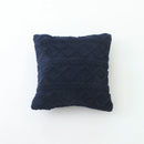 Axyaa Geometric Short Plush Pillow Cover Set for Living Room Sofa