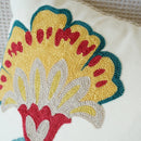 Axyaa Embroidered Floral Pillowcase 45X45 - Sofa Cushion Cover Home Decor