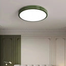 Axyaa Modern Minimalist Round LED Ceiling Lights in Black