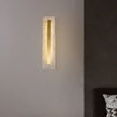 Axyaa Gold Marble LED Wall Lamp for Bedroom and Living Room