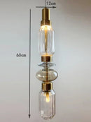 Axyaa Nordic Designer Stained Glass Chandelier for Living Room and Bedroom