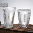 Axya Handmade Smudge Cloud Hammer Glass Water Wine Teacup