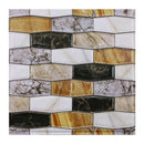 Axyaa Faux Stone Wall Panel Tile Sticker Peel and Stick Backsplash Kitchen Bathroom