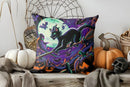 Axyaa Halloween Ghost and Pumpkins Decor Pillow Cover for Sofa Bedroom Car