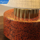 Axyaa Ceramic Villa Desk Lamp - Artful Bedroom Lighting for Home, Hotel, or Study Room