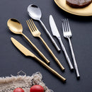 Axyaa Stainless Steel Bamboo Handle Cutlery Set - Western Tableware